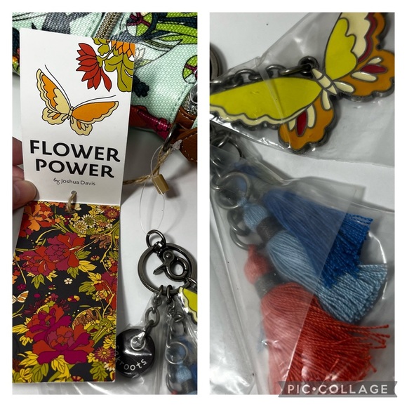 New with Tags! Sakroots “Flower Power” Artist Circle Shoulder/Crossbody Bag - Picture 9 of 12